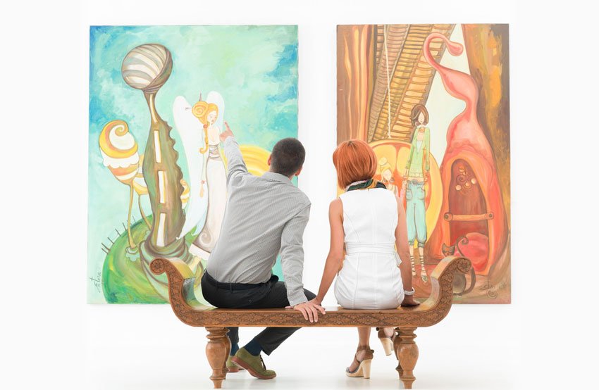 Mental health improvement through creativity